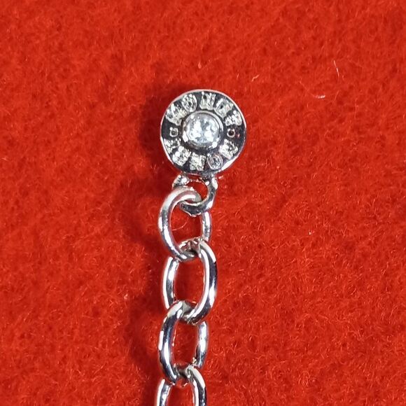 NWT Monet Adjustable Silver tone Floral Necklace - Picture 8 of 9